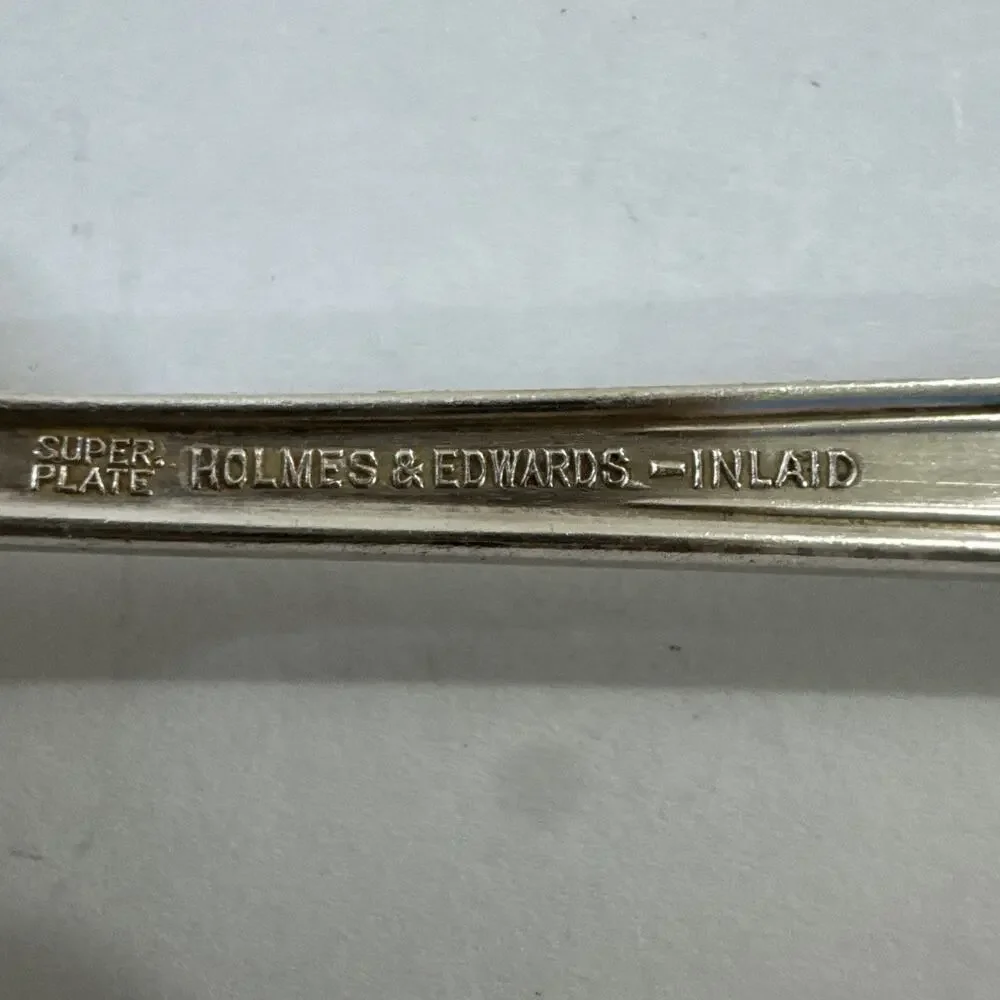 Vintage Holmes and Edwards Inlaid Flatware - Serving Spoon - Century 1923